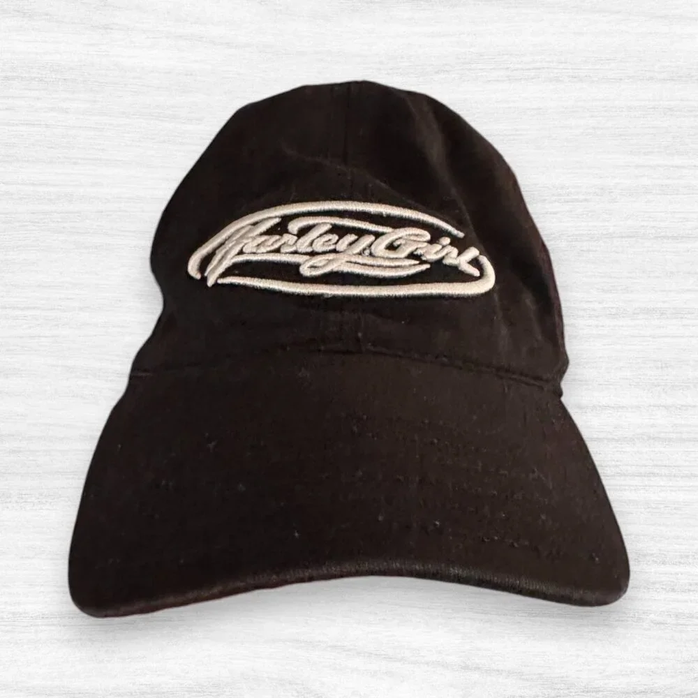 Harley-Davidson Harley Girl Black Embroidered Adjustable Baseball Cap Reading PA